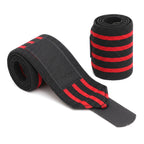 muñequeras para gym con soporte de velcro ajustable negro traisenfit ecuador