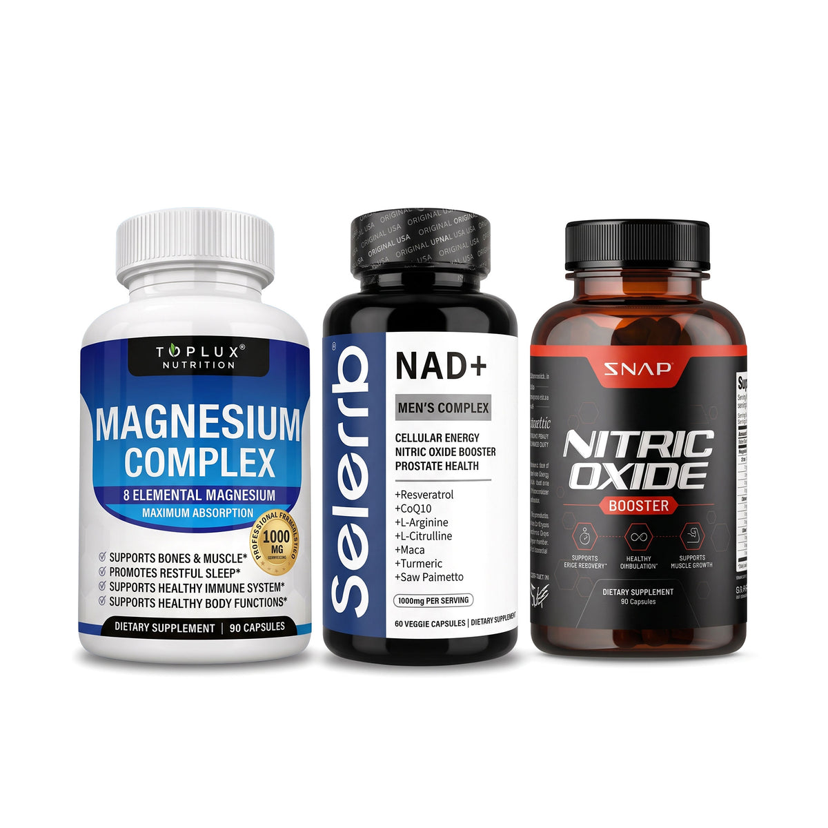 Pack Rendimiento (NAD+ / Óxido Nítrico / Magnesio)