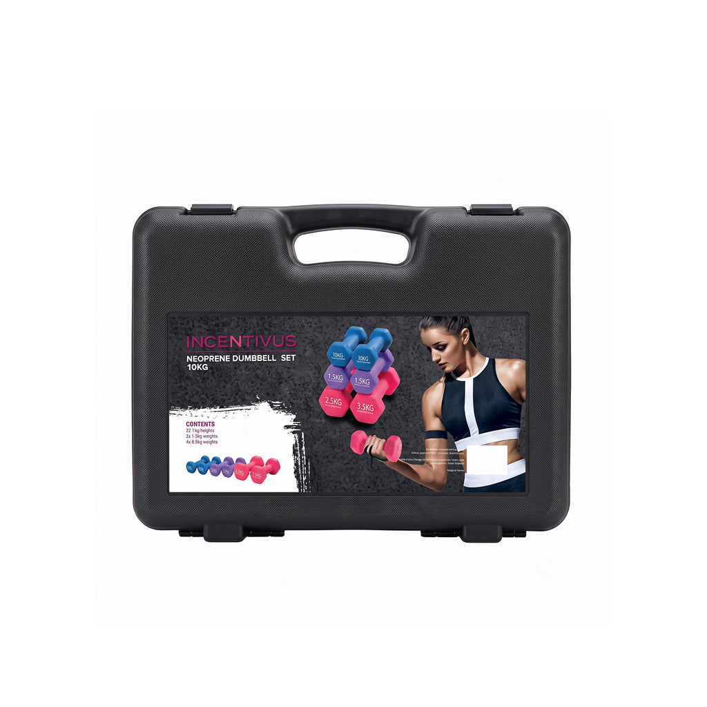set de pesas pequeñas mancuernas de 2.5 kg color fitness traisenfit ecuador
